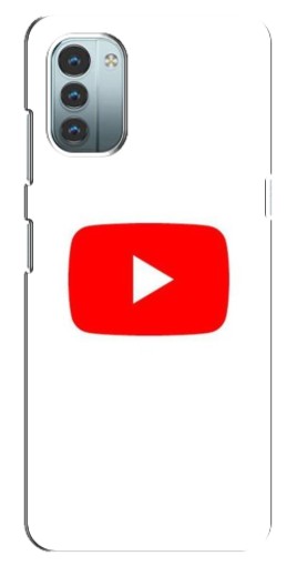 Силиконовый чехол с изображением "Красная кнопка" для Nokia G11