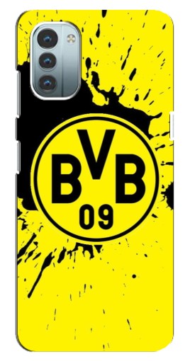 Силиконовый чехол с изображением "Красочный лого BVB" для Nokia G11
