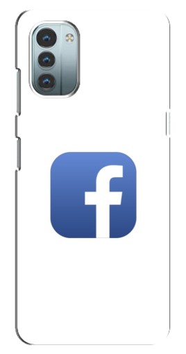 Чехол с печатью "Лого Фейсбук" для Nokia G11