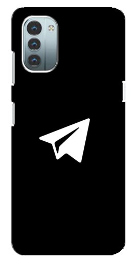 Чехол с печатью "Лого Телеграм" для Nokia G11