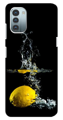 Силиконовый чехол с изображением "Мокрый Лимон" для Nokia G11