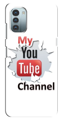 Чехол с принтом "My YouTube" для Nokia G11