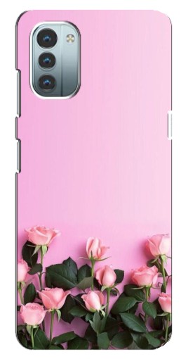 Чехол с принтом "Нежные розы" для Nokia G11