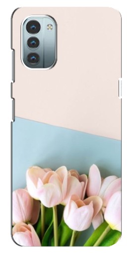 Чехол с печатью "Нежные тюльпаны" для Nokia G11