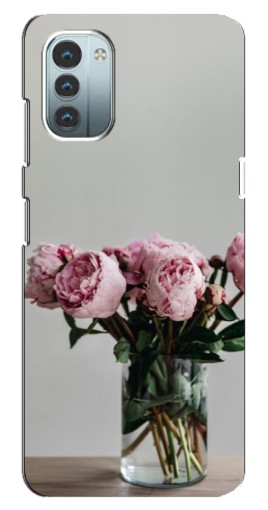 Чехол с принтом "Пионы в вазе" для Nokia G11