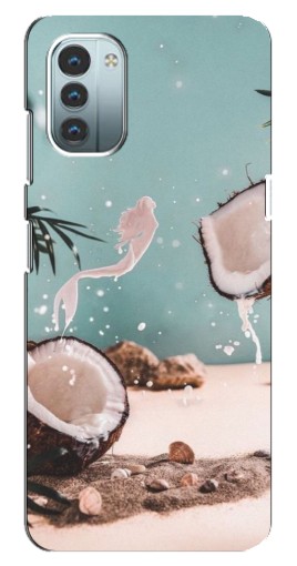 Чехол с принтом "Половинки кокоса" для Nokia G11