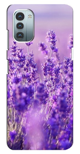 Чехол с печатью "Яркая лаванда" для Nokia G11