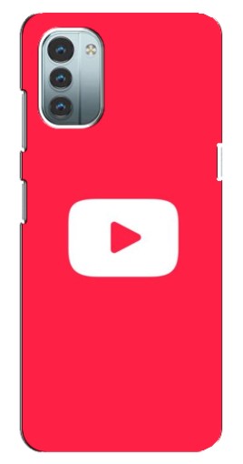 Силиконовый чехол с изображением "YouTube Кнопка" для Nokia G11