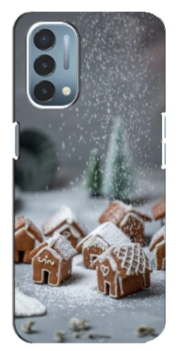 Чехол с принтом "Домики из пряников" для OnePlus Nord N200 5G (DE211)