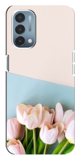Чехол с принтом "Нежные тюльпаны" для OnePlus Nord N200 5G (DE211)