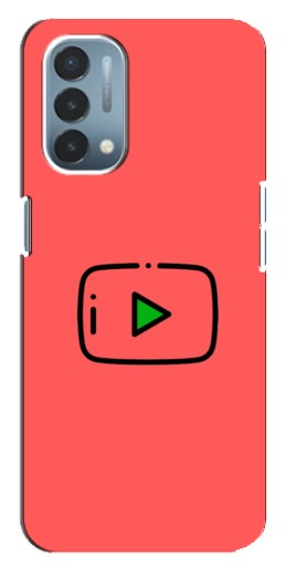 Чехол с печатью "Рисованная кнопка" для OnePlus Nord N200 5G (DE211)
