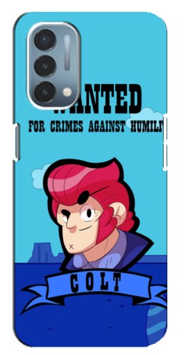 Силиконовый чехол с изображением "WANTED COLT" для OnePlus Nord N200 5G (DE211)