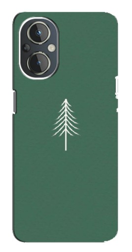 Чехол с принтом "Белая елка" для OnePlus Nord N20