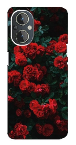 Чехол с принтом "Красные розы" для OnePlus Nord N20