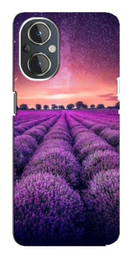 Чехол с принтом "Лавандовое поле" для OnePlus Nord N20
