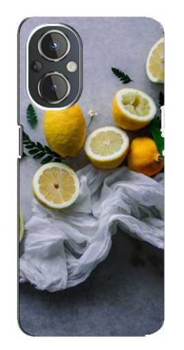 Силиконовый чехол с изображением "Лимонное настроение" для OnePlus Nord N20