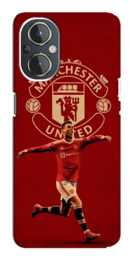 Силиконовый чехол с изображением "Ronaldo в МЮ" для OnePlus Nord N20