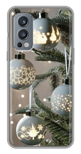 Чехол с картинкой "Белые шары " для OnePlus Nord 2