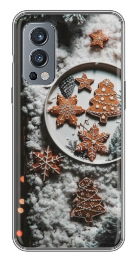 Силиконовый чехол с изображением "Имбирные пряники" для OnePlus Nord 2