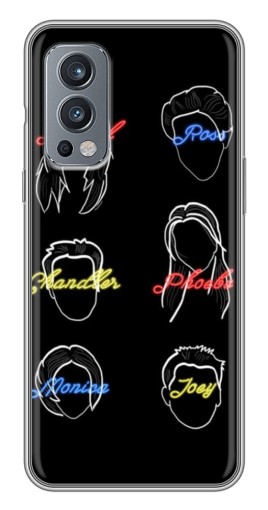 Чехол с принтом "Имена Друзей" для OnePlus Nord 2