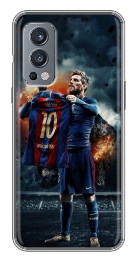 Чехол с принтом "Месси с футболкой" для OnePlus Nord 2