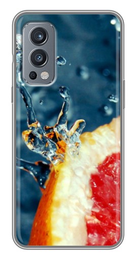 Чехол с картинкой "Сочный грейпфрут" для OnePlus Nord 2