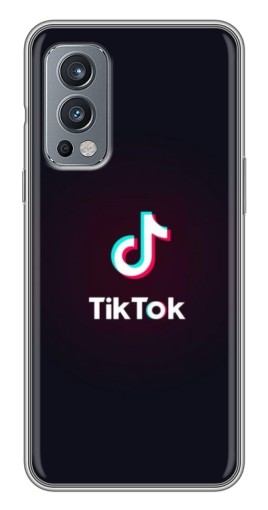 Чехол с картинкой "TikTok темный" для OnePlus Nord 2