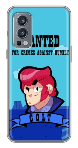 Чехол с печатью "WANTED COLT" для OnePlus Nord 2