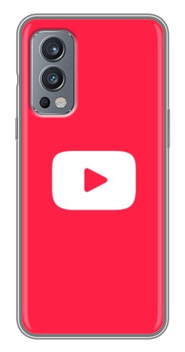 Чехол с принтом "YouTube Кнопка" для OnePlus Nord 2