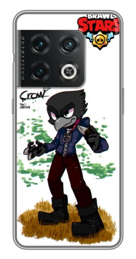 Силиконовый чехол с изображением "Crow" для OnePlus 10 Pro