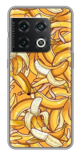 Чехол с принтом "Фон бананов" для OnePlus 10 Pro