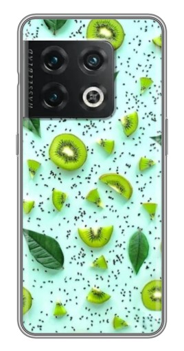 Силиконовый чехол с изображением "Фон киви" для OnePlus 10 Pro