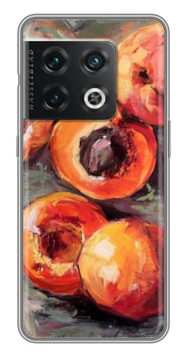Чехол с печатью "Картина персики" для OnePlus 10 Pro