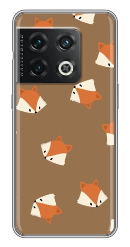 Чехол с принтом "Лисёнки" для OnePlus 10 Pro