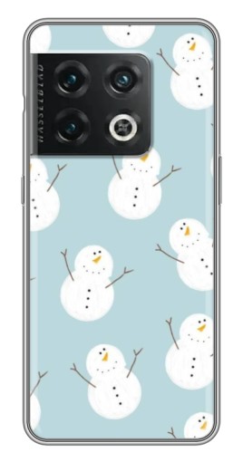 Чехол с печатью "Маленькие снеговики" для OnePlus 10 Pro
