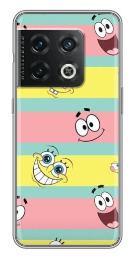 Силиконовый чехол с изображением "Мордашки" для OnePlus 10 Pro