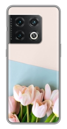Чехол с картинкой "Нежные тюльпаны" для OnePlus 10 Pro