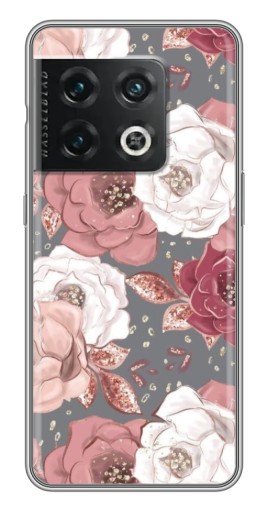 Чехол с печатью "Рисунок розы" для OnePlus 10 Pro