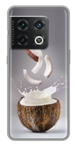 Чехол с печатью "Стакан кокоса" для OnePlus 10 Pro