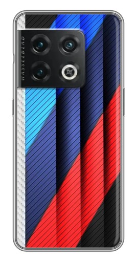 Чехол с картинкой "Цвета лого БМВ" для OnePlus 10 Pro