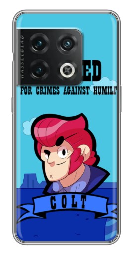 Чехол с картинкой "WANTED COLT" для OnePlus 10 Pro