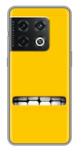 Силиконовый чехол с изображением "Зубы миньона" для OnePlus 10 Pro