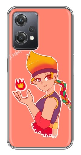 Чехол с печатью "Amber с огоньком" для OnePlus Nord CE 2 (5G) (IV2201)