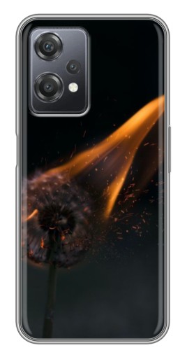 Силиконовый чехол с изображением "Горящий одуванчик" для OnePlus Nord CE 2 (5G) (IV2201)