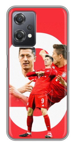 Силиконовый чехол с изображением "Левандовски" для OnePlus Nord CE 2 (5G) (IV2201)