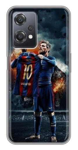 Чехол с картинкой "Месси с футболкой" для OnePlus Nord CE 2 (5G) (IV2201)