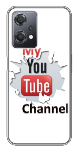Силиконовый чехол с изображением "My YouTube" для OnePlus Nord CE 2 (5G) (IV2201)