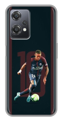 Силиконовый чехол с изображением "Неймар 10" для OnePlus Nord CE 2 (5G) (IV2201)