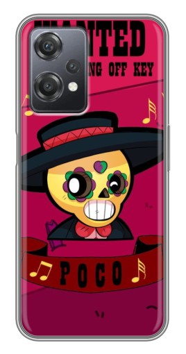 Чехол с печатью "WANTED POCO" для OnePlus Nord CE 2 (5G) (IV2201)