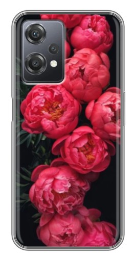 Чехол с принтом "Яркие пионы" для OnePlus Nord CE 2 (5G) (IV2201)
